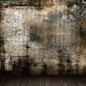 Photography Backdrops Stain Scratches Brown Wood Floor Grunge Dilapidated Background