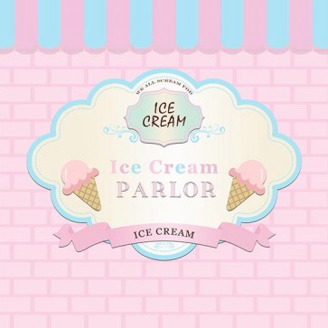 Cartoon Photography Backdrops Ice Cream Parlor Background For Children