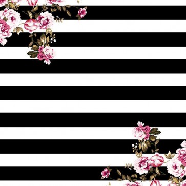 Custom Photography Backdrops Rose Flower Black White Message Board Background