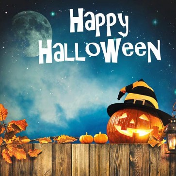 Halloween Photography Background Pumpkin Lantern Happy Halloween Backdrops