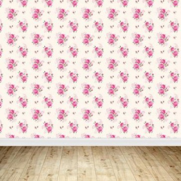 Pattern Photography Background Purple Roses Flower Wood Floor Backdrops