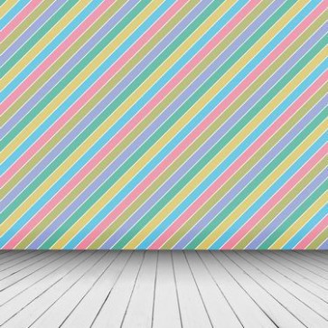 Pattern Photography Background Yellow Purple Blue Wood Floor Backdrops