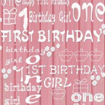 Birthday Photography Backdrops Pink Vertical Wood Wall Background