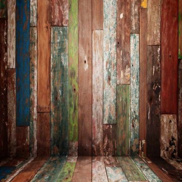 Photography Background Color Dilapidated Wood Floor Vertical Backdrops