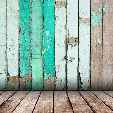 Photography Background Blue White Vertical Wood Floor Backdrops