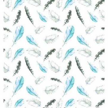 Photography Background Grey Blue White Feathers Pattern White Backdrops
