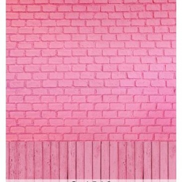 Photography Background Pink Brick Wall Wood Floor Backdrops For Photo Studio