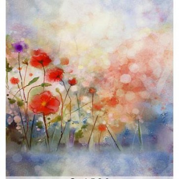 Photography Background Red Flowers Fuzzy Oil Painting Backdrops