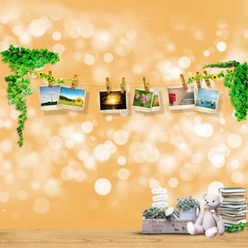 Bokeh Photography Background Book Photos Brown Backdrops