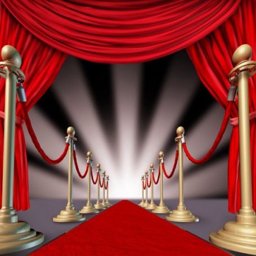 Red Curtain Photography Backdrops Red Carpet Background