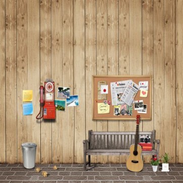 Photography Background Guitar Photo Album Wood Floor Backdrops