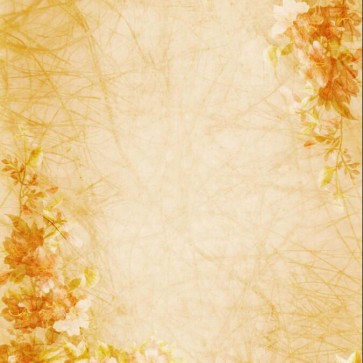 Brown Yellow Photography Backdrops Texture Style Flower pattern Background