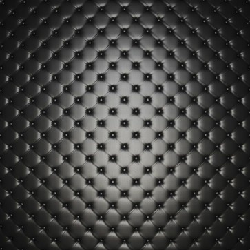 Bright Black Leather Style Photography Backdrops Tufted Background