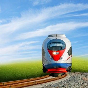 Photography Background Blue Sky Prairie Train Backdrops For Photo Studio