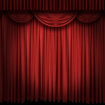 Red Curtain Photography Background Large Stage Light Backdrops For Photo Studio