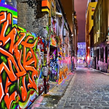 Street Alley Photography Backdrops Graffiti Background For Photo Studio