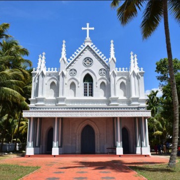 White Christian Church Photography Backdrops Background