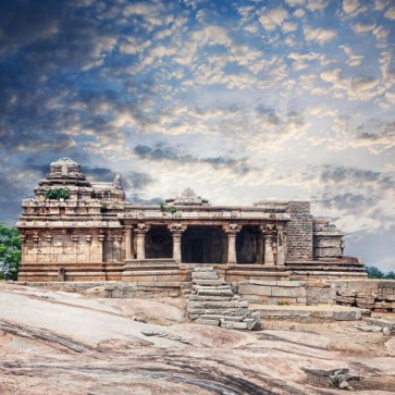 Photography Background Dark Clouds Hampi Karnataka India Architecture Backdrops