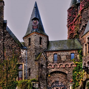 Cochem Castle Photography Background Architecture Backdrops For Photo Studio