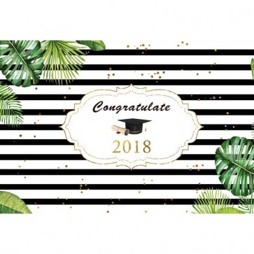 Custom Photography Backdrops Graduation Palm Leaf Message Board Background