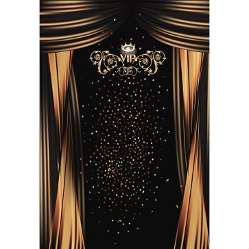 Custom Photography Backdrops Golden Curtain Palm Sequin Background For Party