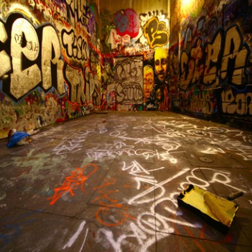 Graffiti Photography Backdrops Empty Lane Graffiti Background For Photo Studio