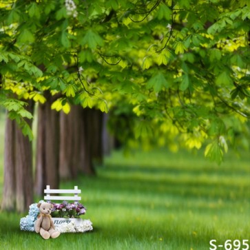 Nature Photography Backdrops Green leaf Trees Background For Photo Studio