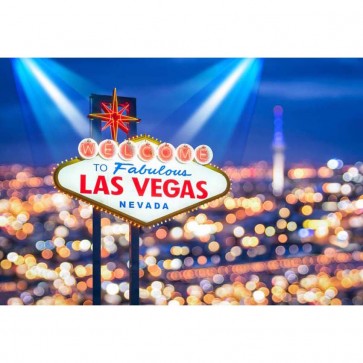 Las Vegas Photography Backdrops City Night Fuzzy Background