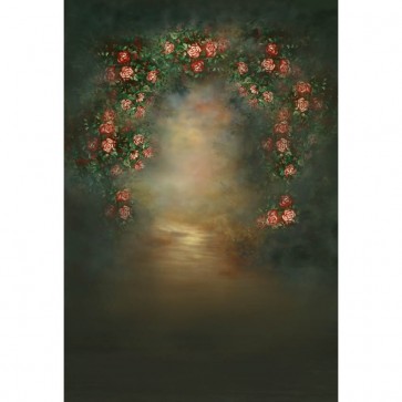 Photography Background Pink Flower Roses Oil Painting Backdrops
