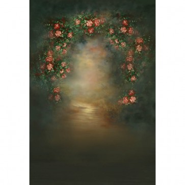 Photography Background Pink Flower Roses Oil Painting Backdrops