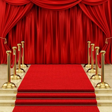 Red Carpet Photography Background Red Curtain Backdrops