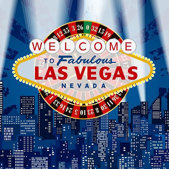 Las Vegas Party Backdrop For Birthday Decorations Welcome To Las