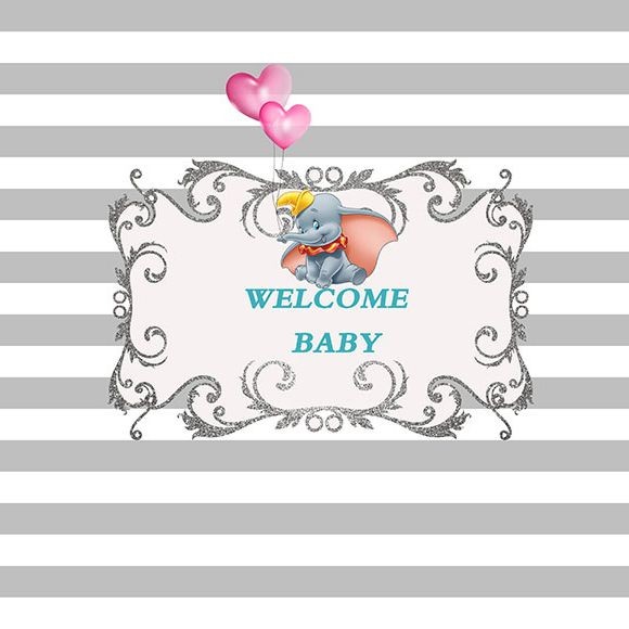 Custom Photography Backdrops Baby Shower Message Board Background For Baby