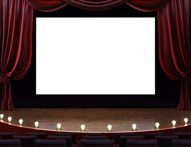 Large Stage Photography Background Red Curtain White Screen Backdrops
