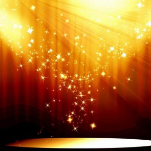 Photography Backdrops Golden Lights Stars Stage Background For Photo Studio