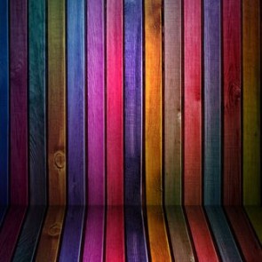 Photography Backdrops Colored Vertical Wood Floor Background