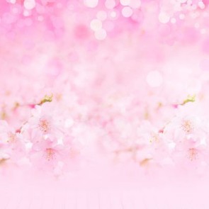 Bokeh Photography Background White Flowers Pink Backdrops