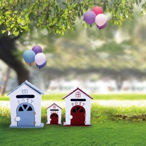 Tourist Photography Background Balloon Tree Pet Nest Backdrops