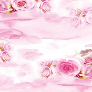 Flowers Photography Background Pink Rose White Backdrops
