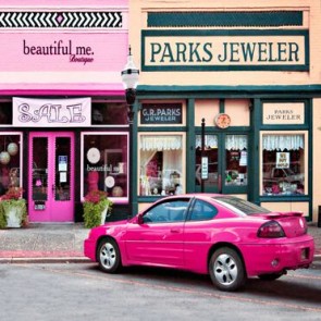 Car Photography Backdrops Purple Sedan Parks Jeweler Background
