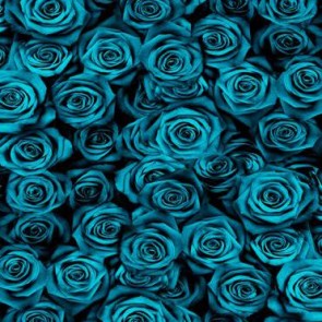 Flowers Photography Background Blue Roses Flower Wall Backdrops