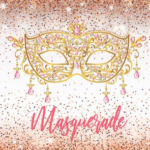 Photography Backdrops Masquerade Ball Mask Custom Color Spots Background