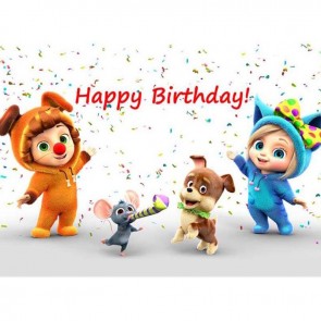 Birthday Photography Backdrops Cartoon Baby White Background