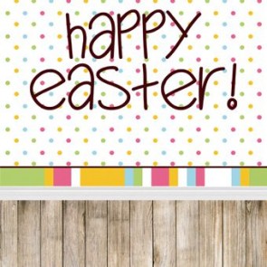 Easter Photography Background Happy Easter Color Spots Wood Floor Backdrops