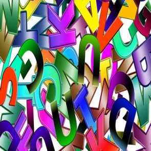 Graffiti Photography Backdrops Color Alphabet Background For Photo Studio