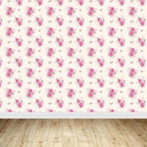 Pattern Photography Background Purple Roses Flower Wood Floor Backdrops