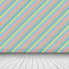 Pattern Photography Background Yellow Purple Blue Wood Floor Backdrops