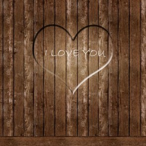 Photography Background Brown Vertical Wood Floor Love Backdrops