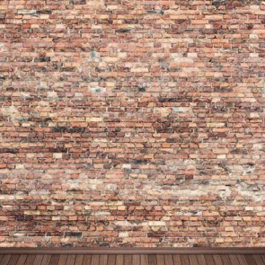 Brick Wall Photography Background Clean Wood Floor Backdrops