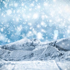 Nature Photography Backdrops Snowflakes Snow Snowdrifts Blue Sky Background